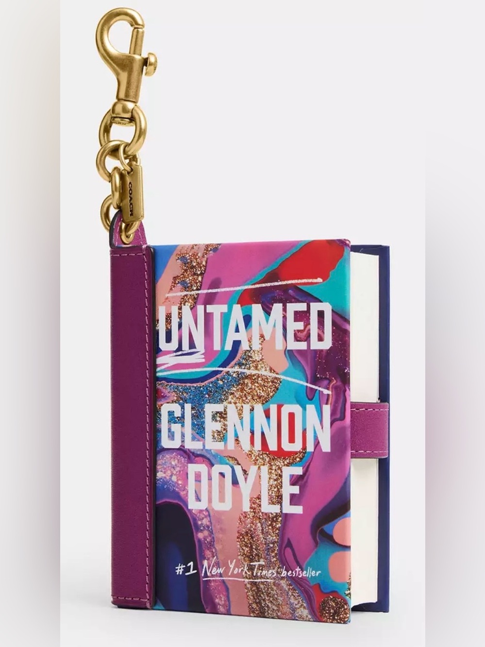 NWT Coach UNTAMED book charm
